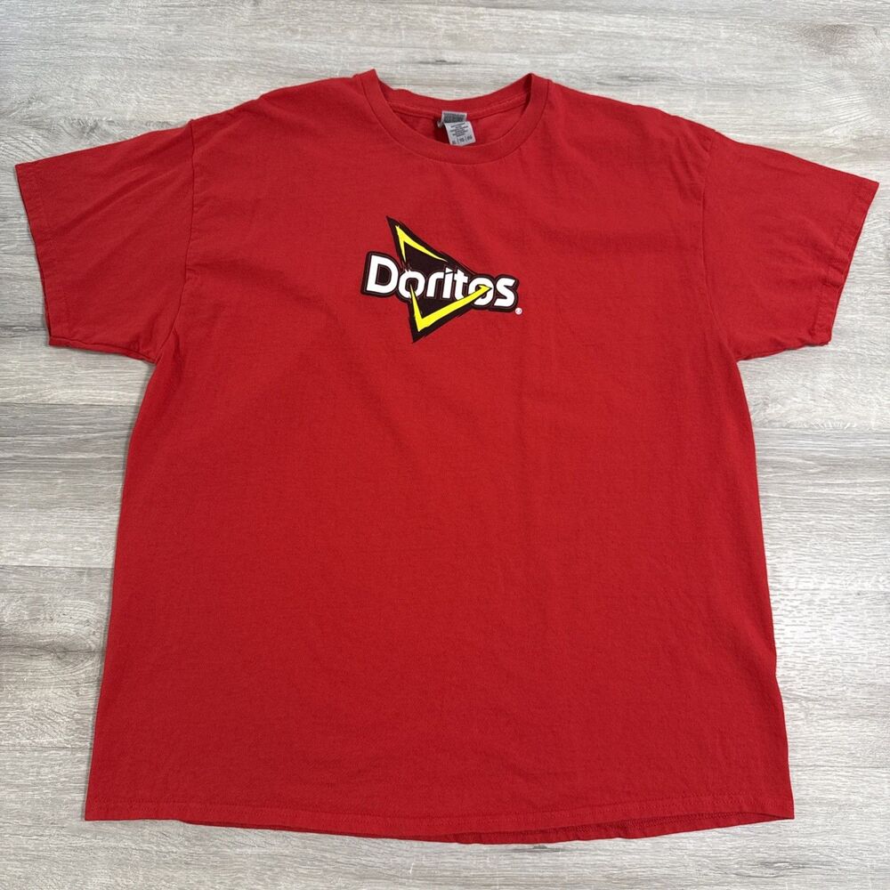 Doritos Shirt Logo Snack Food Men’s XL Red Short Sleeve